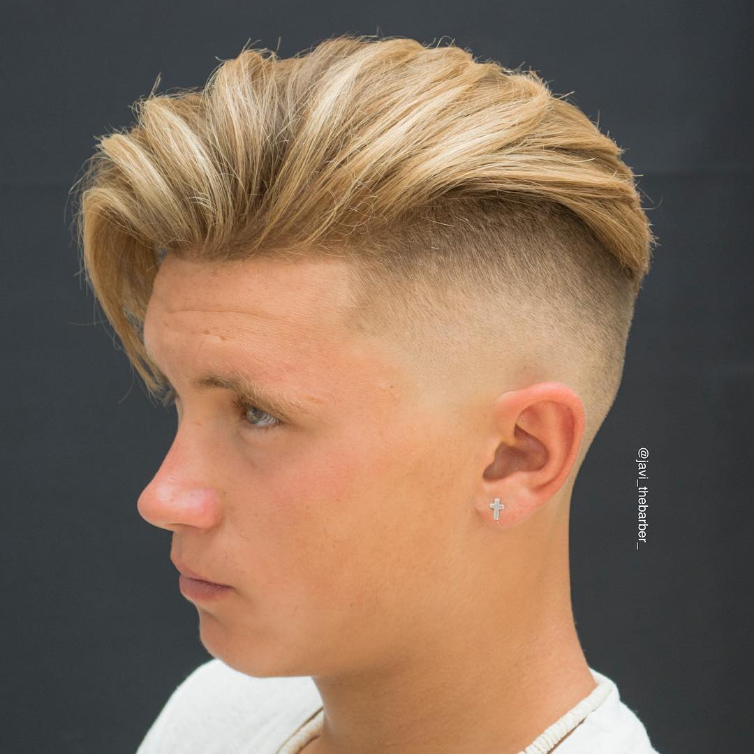 Side swept undercut hairstyle for cool guys