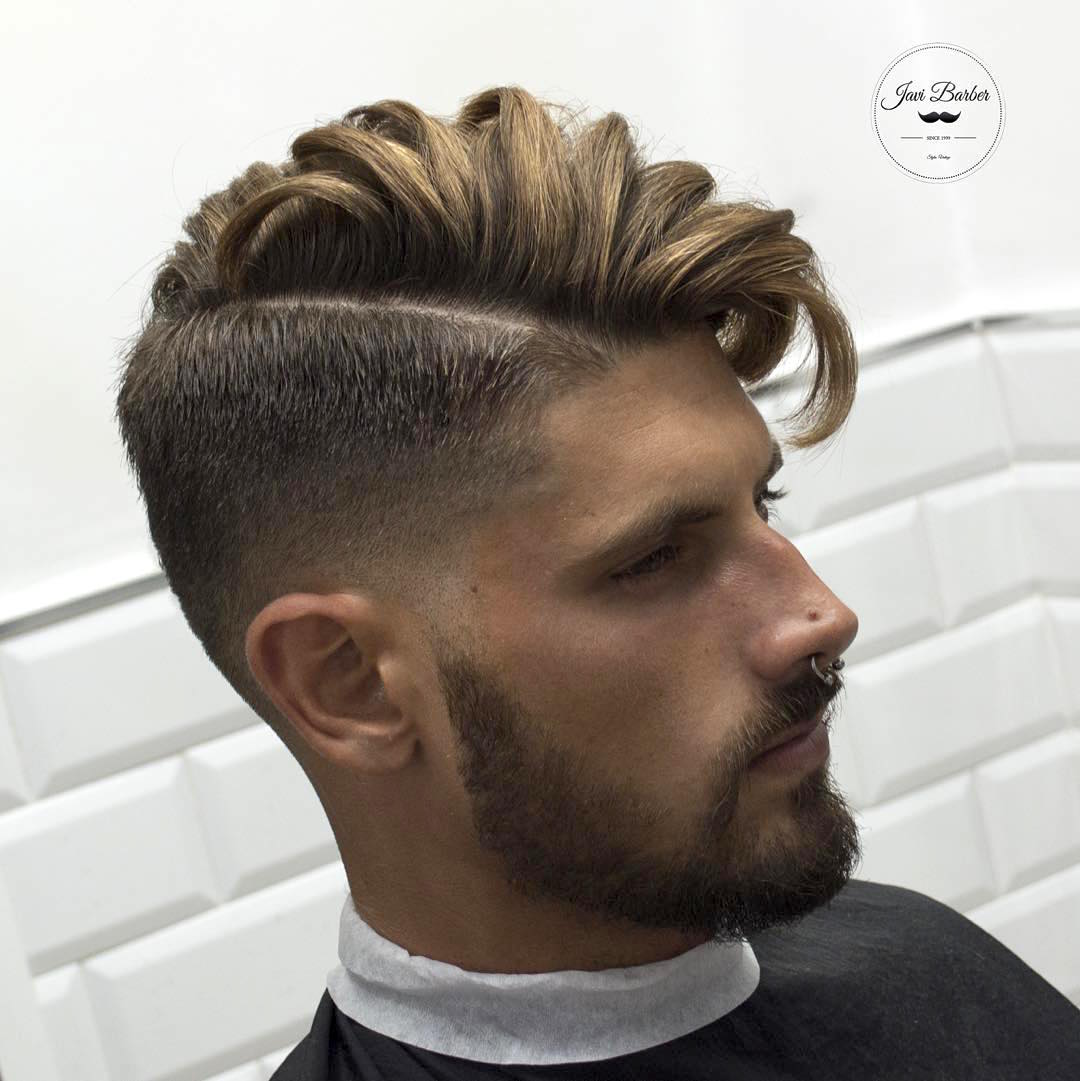 Javi Thebarber  And Slight Hard Part Disconnected Undercut 2017 New 
