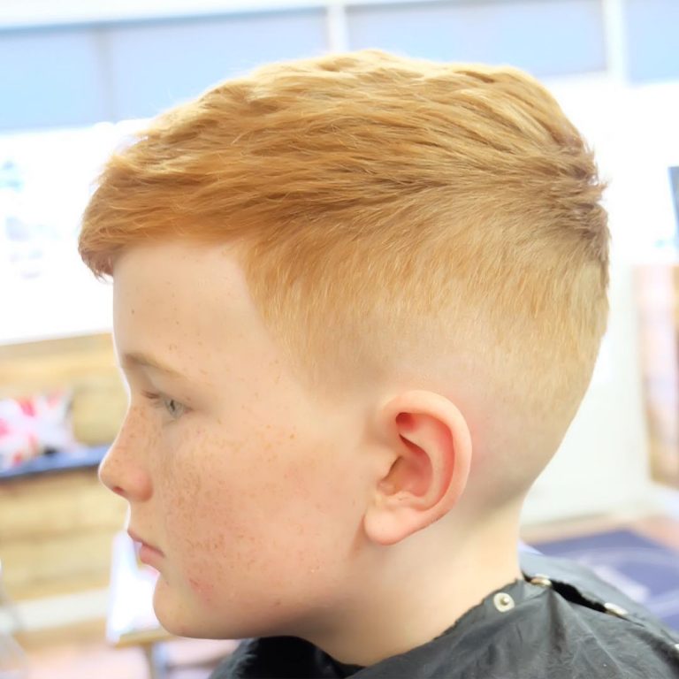 Boy S Fade Haircuts 2024 Trends Styles   No5 Barbershop Texured Crop Hair Trends For Boys 768x768 