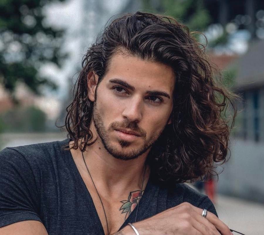 15 Curly hairstyles men long 