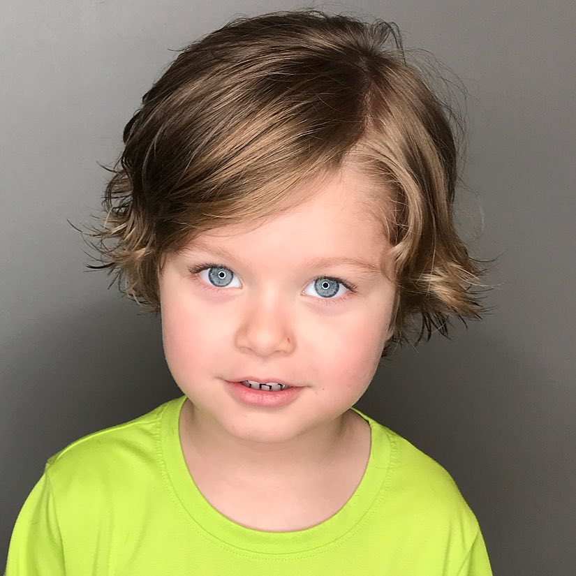 82 Cute Little Boy Haircuts Longer Hair for Rounded Face