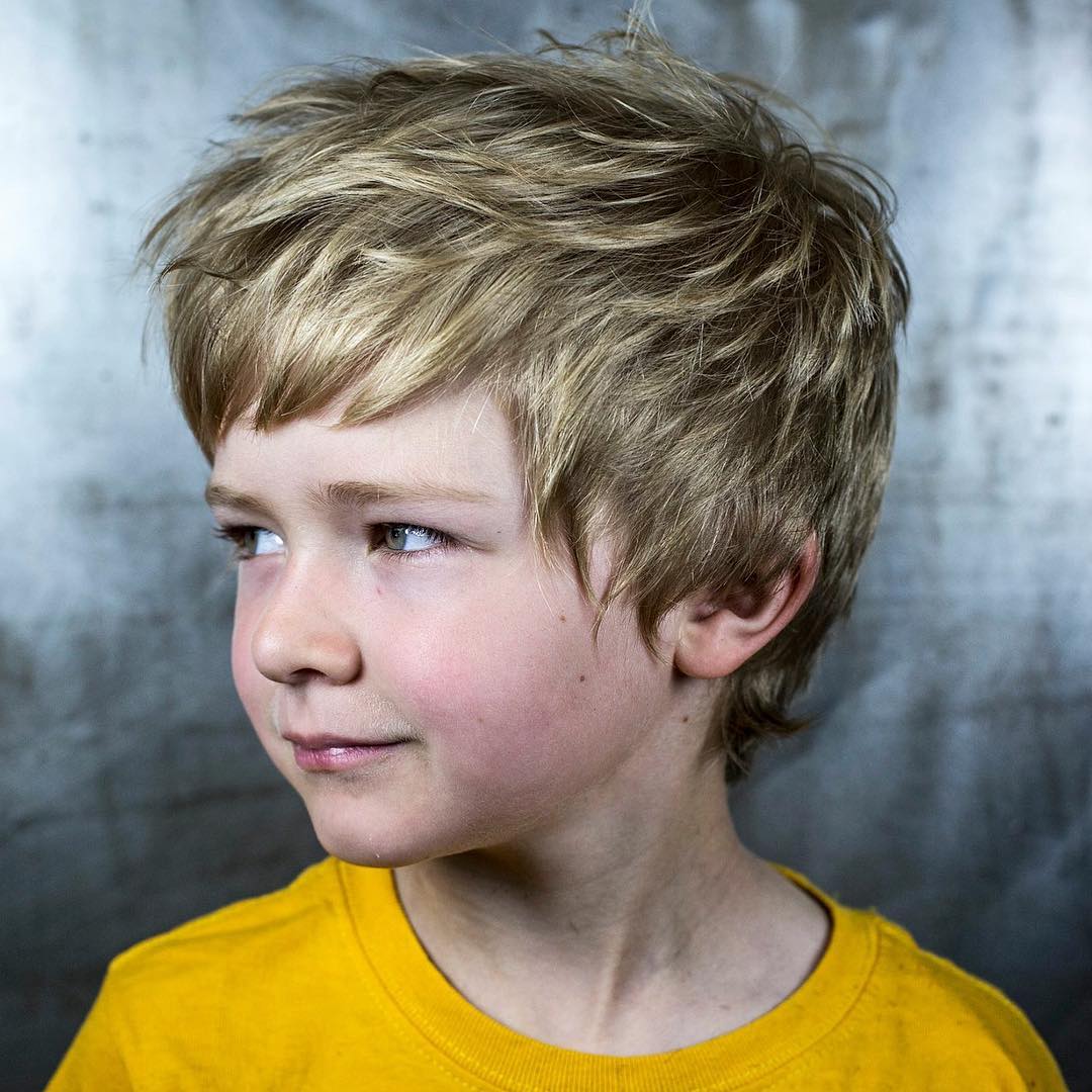 hairstyles for little boys with straight hair