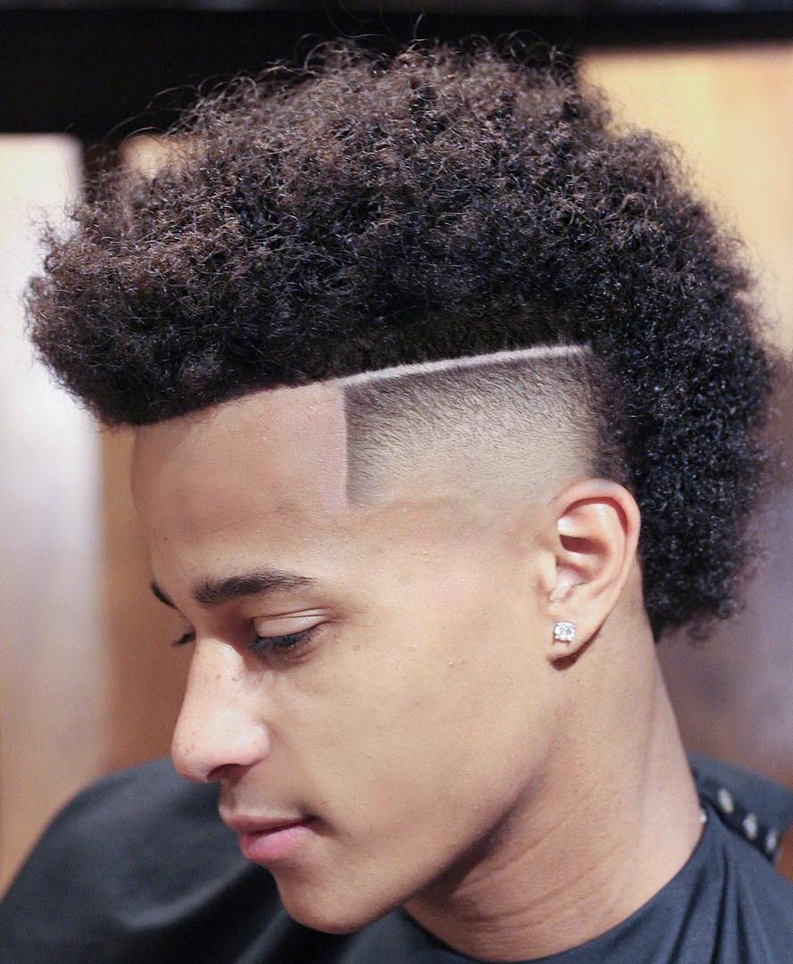 Chef.the .barber Mohawk For Curly Hair Frohawk Haircuts For Black Men 2018 E1523978863893 