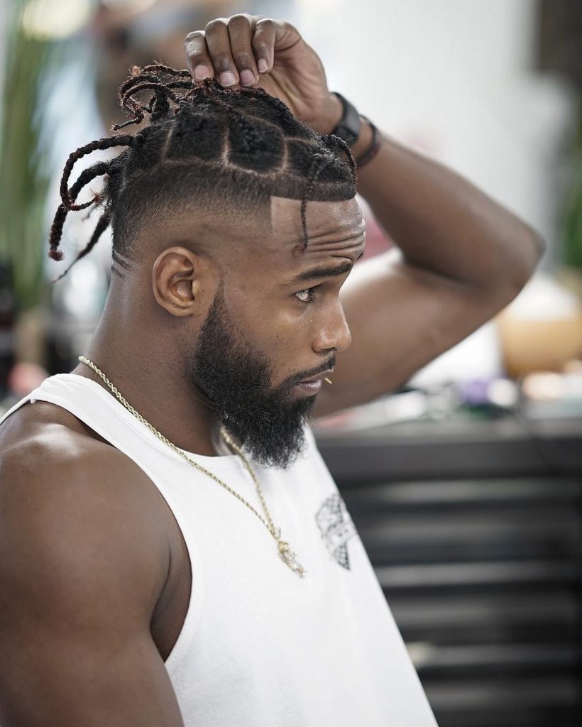 Featured image of post Black Man Mens Braids With Fade - It&#039;s also updated with 360 waves which have been very popular in their classic 360 form, but now it&#039;s time to put a new spin on them, blending them with a fade.