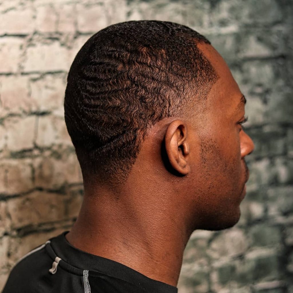 Taper fade haircuts for Black men