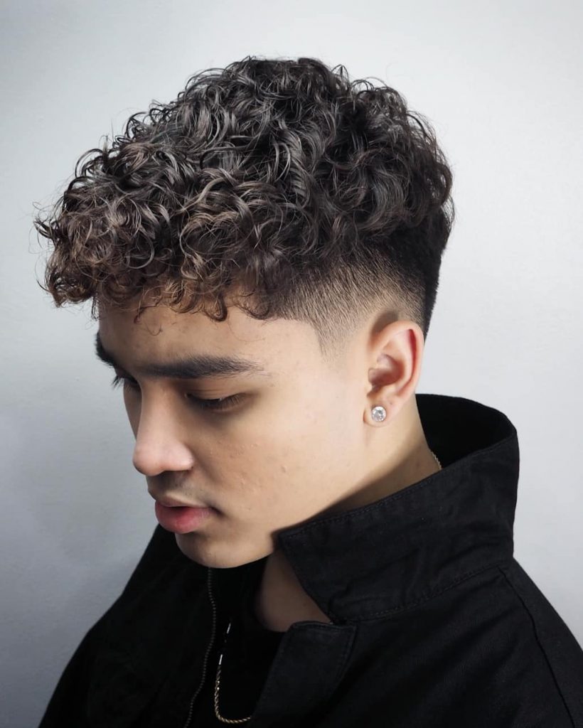 24 Curly Hair Fade Haircuts for Sexy Guys in 2023