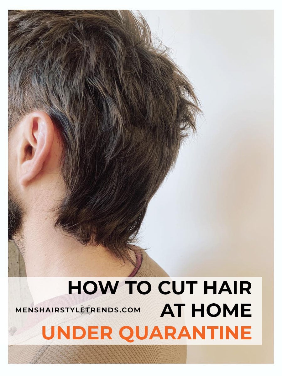 how to cut men's hair with scissors