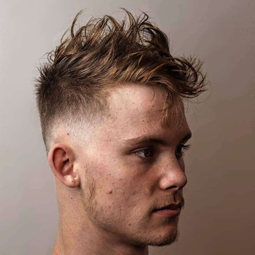 Messy Low Fade Haircut For Men Blackwater Barber  