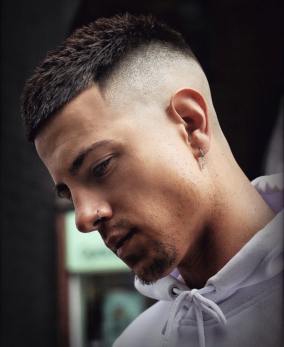 cool short fade haircut for men with thick hair cal newsome - Deans Variety