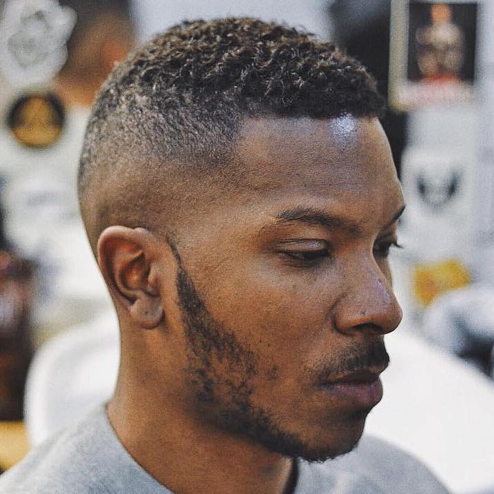 high top fade haircut for black men