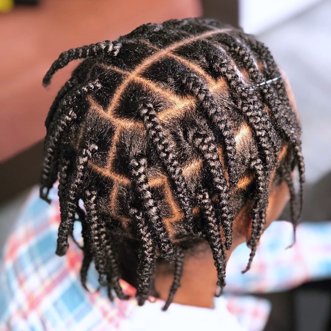 29 Male box braids hairstyles 2021 for Oval Face