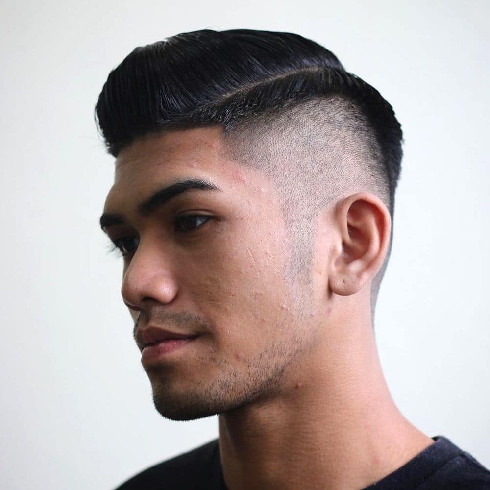 Cool High Fade Comb Over Haircut For Thick Hair Men Barberxrustey 