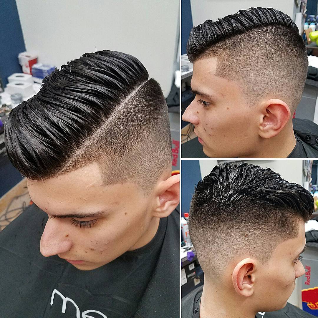 Comb Over Fade Haircuts For