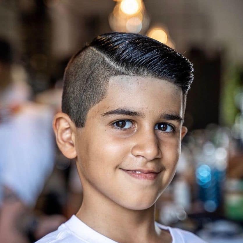 Comb Over Fade Haircut For Kids Mobilebarbershop Depot 