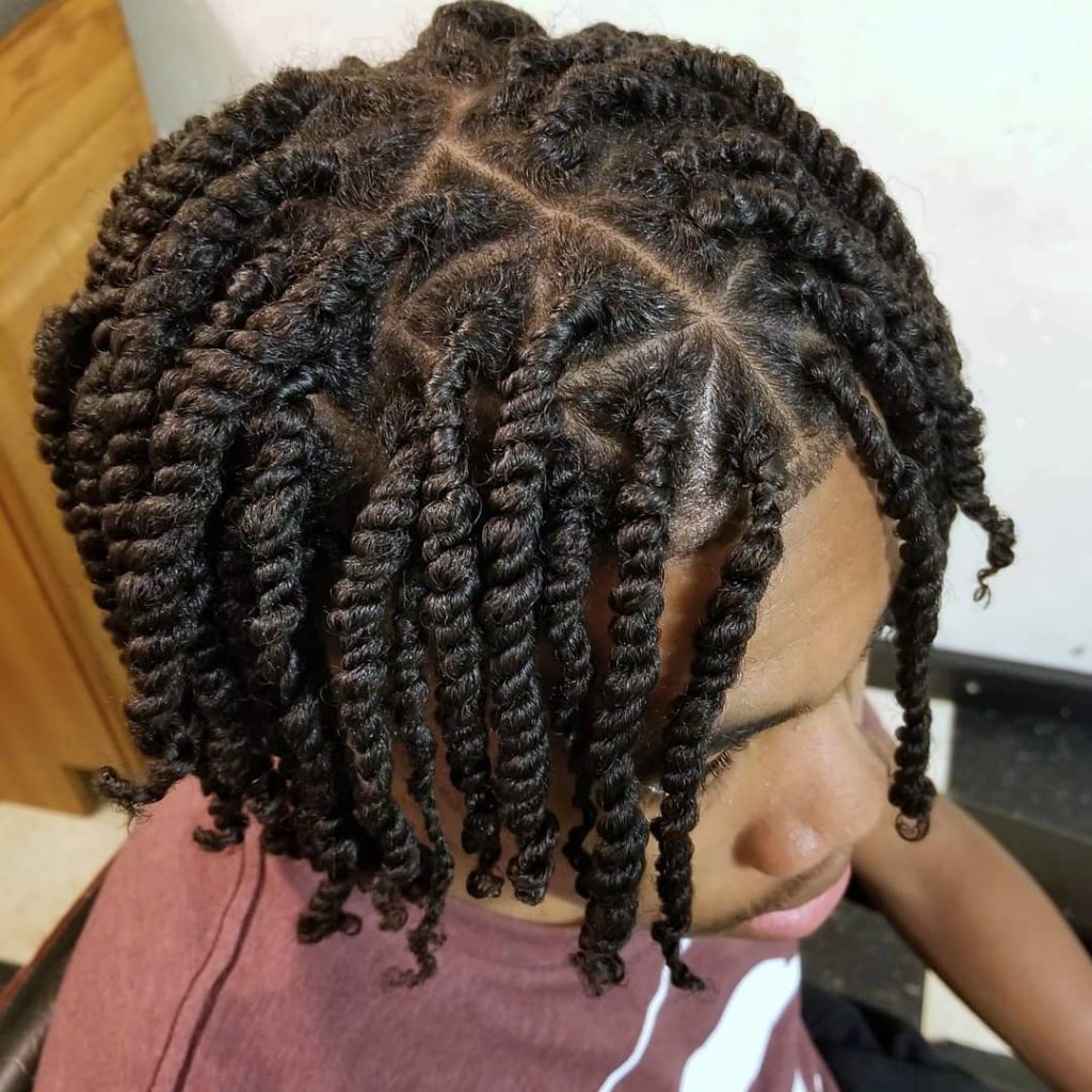 Two Strand Twist Hairstyles For Men Triangle Onebadsista 1024x1024 